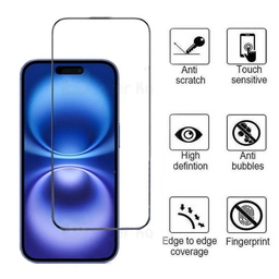 محافظ صفحه نمایش کی -زد دوو مدل Full-Glass-k مناسب برای گوشی موبایل اپل iPhone 16/ 15/ 14 Pro