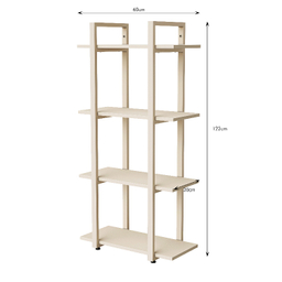قفسه و کتابخانه ساویس مدل SBK60