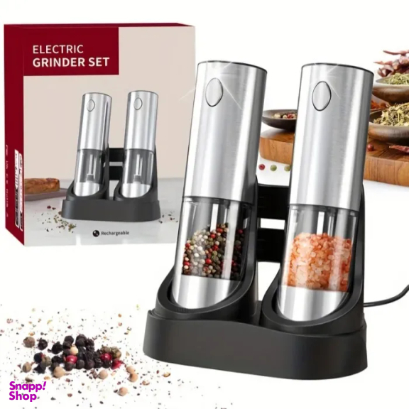آسیاب فلفل شارژی هوهاو مدل Electric Grinder بسته 2 عددی