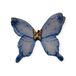 پلاک گردنبند طلا 18 عیار زنانه مدل پروانه پاریس کد 7