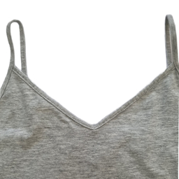 تاپ زنانه مدل تاپ بندی طرح ساده رنگ طوسی