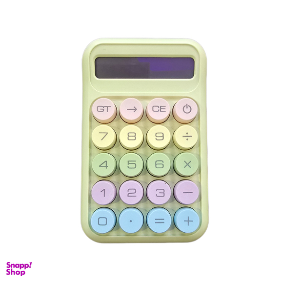 ماشین حساب فانتزی مدل مینیمال طرح رنگی رنگی