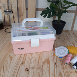 جعبه نخ سوزن لاولی پلاست مدل لوازم خیاطی کد TIK1105F