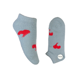 جوراب زنانه مچی پشمی طرح قلب کد 24243