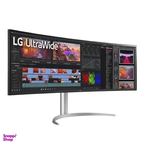 مانیتور خمیده مخصوص بازی ال جی مدل 49WQ95C-W سایز 49 اینچ