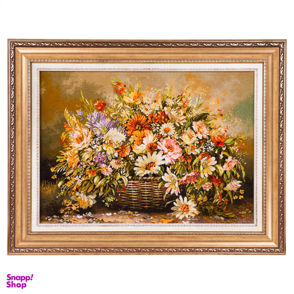 تابلو فرش دستباف سی پرشیا مدل گلدان حصیری کد 903793