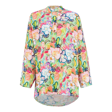 تونیک زنانه السانا مدل راهین کد 222311 رنگ سبز مغز پسته‌ ای