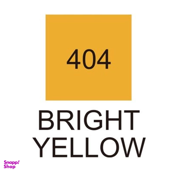 ماژیک کیوکالر دو سر زیگ مدل Bright Yellow 404-140