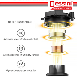 کتری برقی دسینی مدل DS-28SS