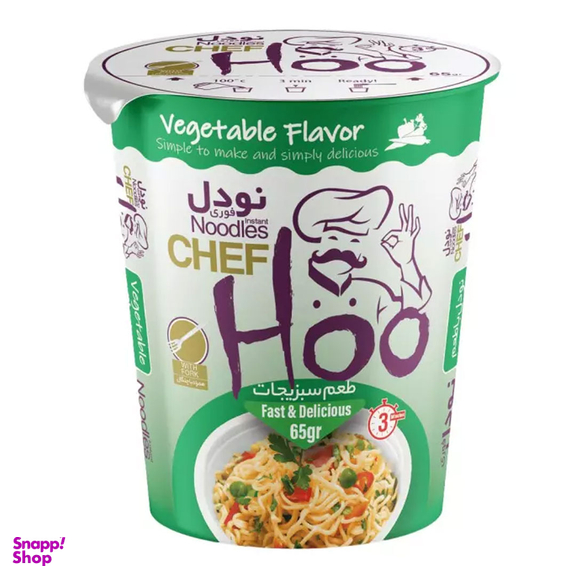 نودل لیوانی شف هو طعم سبزیجات وزن 65 گرم