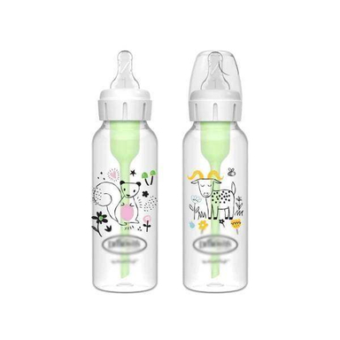 شیشه شیر دکتر براونز طرح سنجاب و بز مدل SB82042 گنجایش 250 میلی لیتر بسته 2 عددی