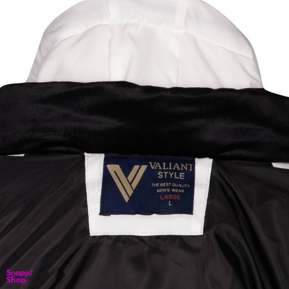 کاپشن مردانه والیانت استایل مدل TC رنگ سفید