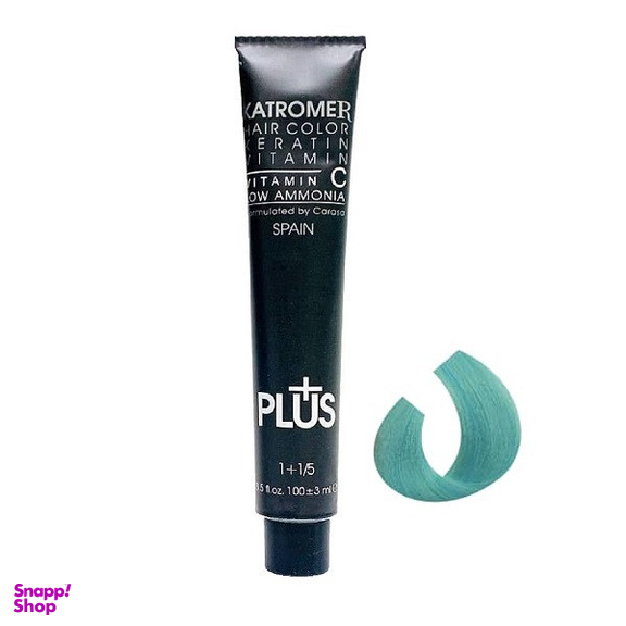 رنگ مو کاترومر شماره P2 حجم 100 میلی لیتر رنگ آبی رویال