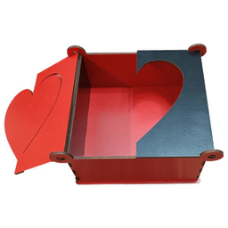 جعبه هدیه طرح قلب مدل SH105