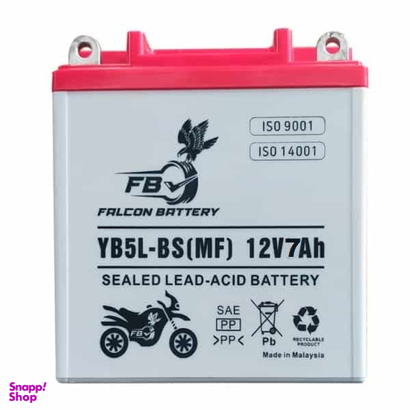 باتری موتورسیکلت فالکون مدل 12v7Ah بلند