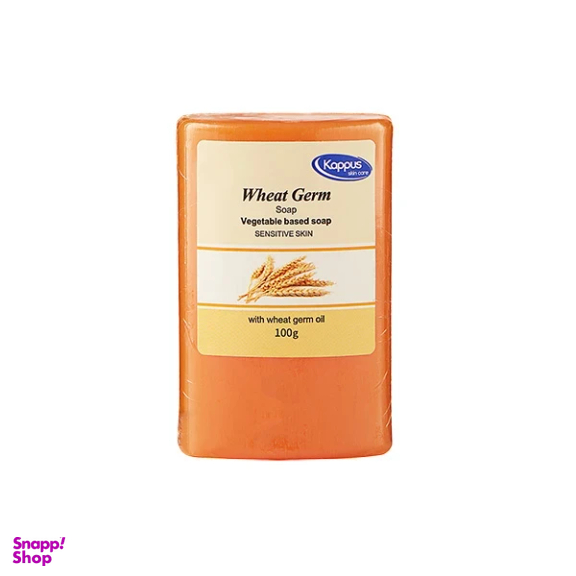 صابون شستشو کاپوس اسکین کر مدل عصاره جوانه گندم وزن 100 گرم