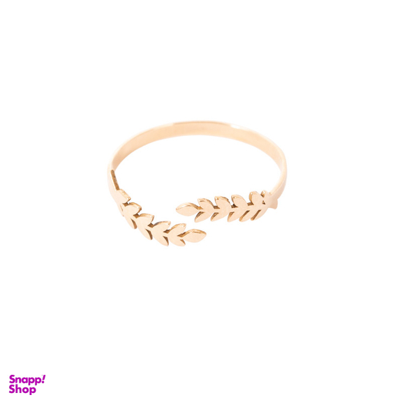 انگشتر طلا 18 عیار زنانه پرسته مدل برگ زیتون