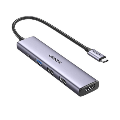 USB هاب 5 پورت Type-C یوگرین مدل CM478 کد 15495