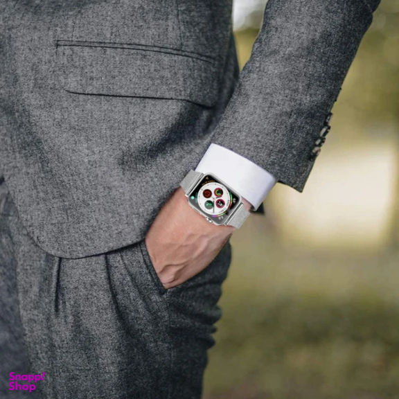 بند ساعت هوشمند آهااستایل مدل WG42-2 مناسب اپل واچ 42/44/45 میلی متر