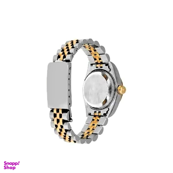 ست ساعت مچی عقربه ای زنانه و مردانه طرح رولکس مدل دیت جاست کد SR/GD/BK