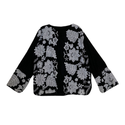 مانتو زنانه مدل ولوت رنگ مشکی