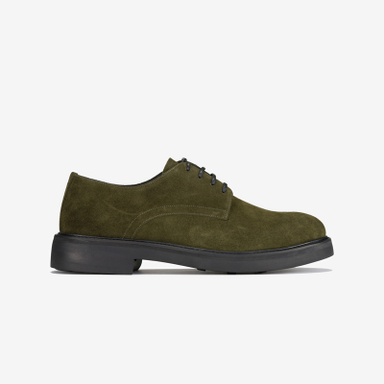 کفش رسمی مردانه چرم مشهد مدل J6299 رنگ سبز ارتشی
