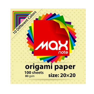کاغذ اوریگامی 100 برگ مکث نوت کد 9779 سایز 20×20