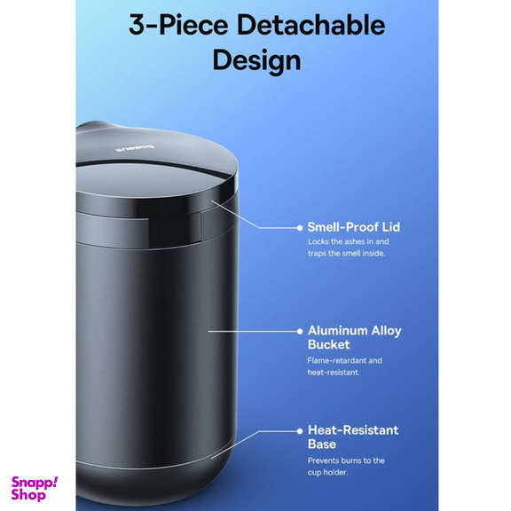 زیر سیگاری خودرو بیسوس مدل Premium 2 Series YHG-01