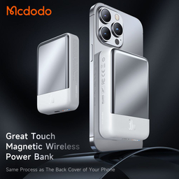 پاوربانک وایرلس مک دودو مدل MC-5931 ظرفیت 10000 میلی آمپر ساعت