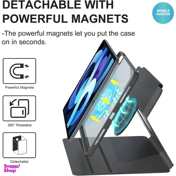 کیف کلاسوری اپیکوی مدل Xundd Rotating 360 مناسب برای تبلت اپل iPad Air 13 2024 / iPad Pro 12.9 2022 / 2021 / 2020