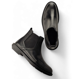 نیم بوت مردانه چرم کاکتوس مدل S۴۰۲۹ رنگ مشکی