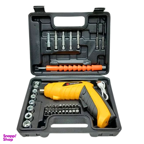 دریل پیچ گوشتی شارژی اینتیمکث مدل 0908 مجموعه 47 عددی