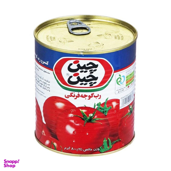 رب گوجه فرنگی چین چین وزن 800 گرم بسته 4 عددی