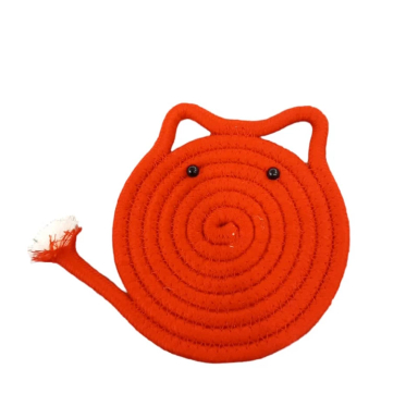 زیربشقابی و زیرقابلمه ای مدل قیطان دوزی گرد کد 1901