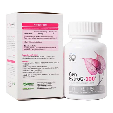 کپسول ژن استروجی 100 استروجی بسته 60 عددی