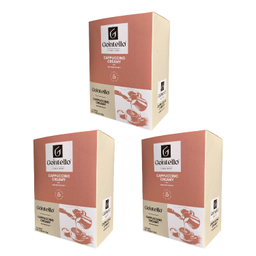 کاپوچینو خامه ای گونتلو وزن 250 گرم بسته 10 عددی مجموعه ۳ عددی