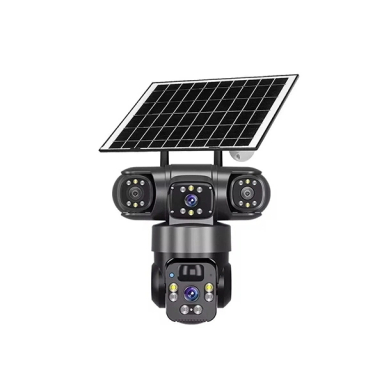 دوربین مداربسته مینی اسپیددام خورشیدی سه لنز سیم کارتی TZ3 مدل OKAM PRO