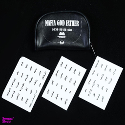 ماسک ایفای نقش مدل ماموت اشرافی رنگ مشکی بسته 12 عددی به همراه 30 عدد کارت بازی