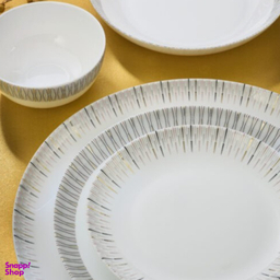 بشقاب خورش خوری گلدن اپال طرح سکمنت کد 2 B گود بسته 6 عددی