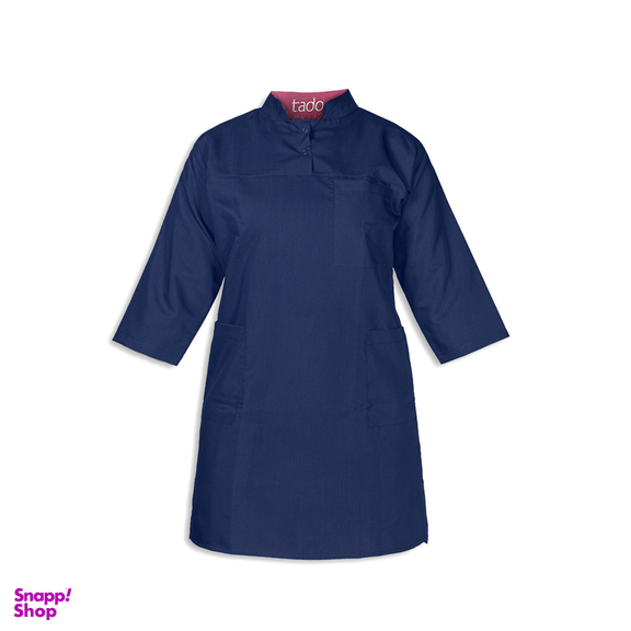 روپوش پزشکی زنانه تادو طرح سیزگی کد 1001