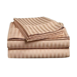 ست ملحفه و روبالشی دونفره 3 تکه مدل هتلی پارالل سایز 180×200 سانتی متر