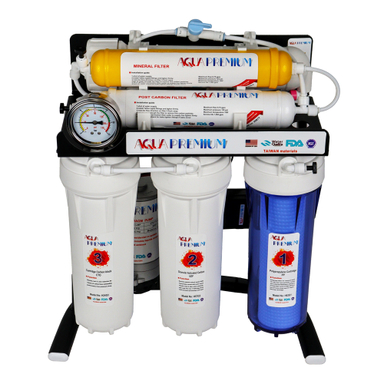 دستگاه تصفیه آب خانگی آکواپرمیوم مدل A6RO6-BK-TP