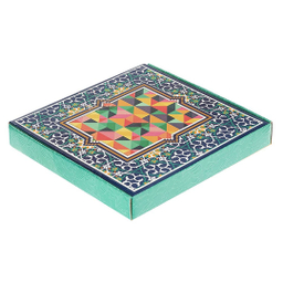 ساعت دیواری معرق کاری هُم آدیس مدل نگار کد CK 611-F