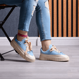 کفش زنانه مدل عروسکی کد 1108 رنگ آبی