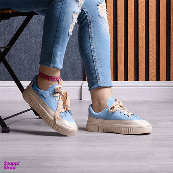 کفش زنانه مدل عروسکی کد 1108 رنگ آبی