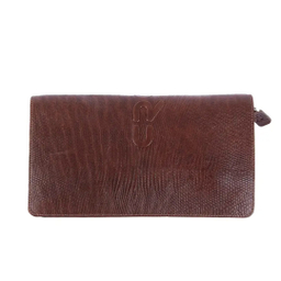 کیف پول چرم کروکو مدل سانوی