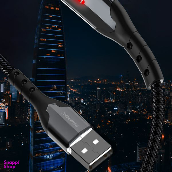 کابل تبدیل USB به USB-C پاواریال مدل DC-163 طول 1 متر