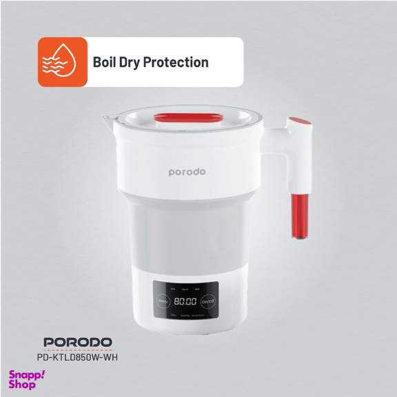 کتری برقی جمع شونده سفری پرودو مدل PD-KTLD850W-WH