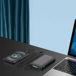 پاوربانک پاورولوژی مدل Retractable Cable PPBCHA71 ظرفیت 10000 میلی آمپر ساعت