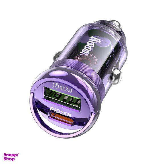 شارژر فندکی 30 وات هوکو مدل Z53A USB